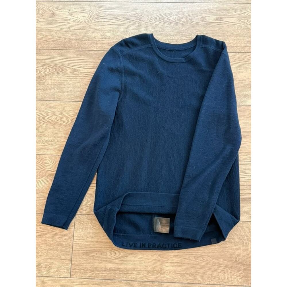 Lululemon Men's Live In Practice Sweater, Navy (Large)